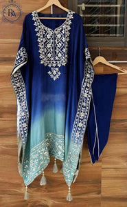 Kaftan Set Gottapatti kaftan party wear dresses