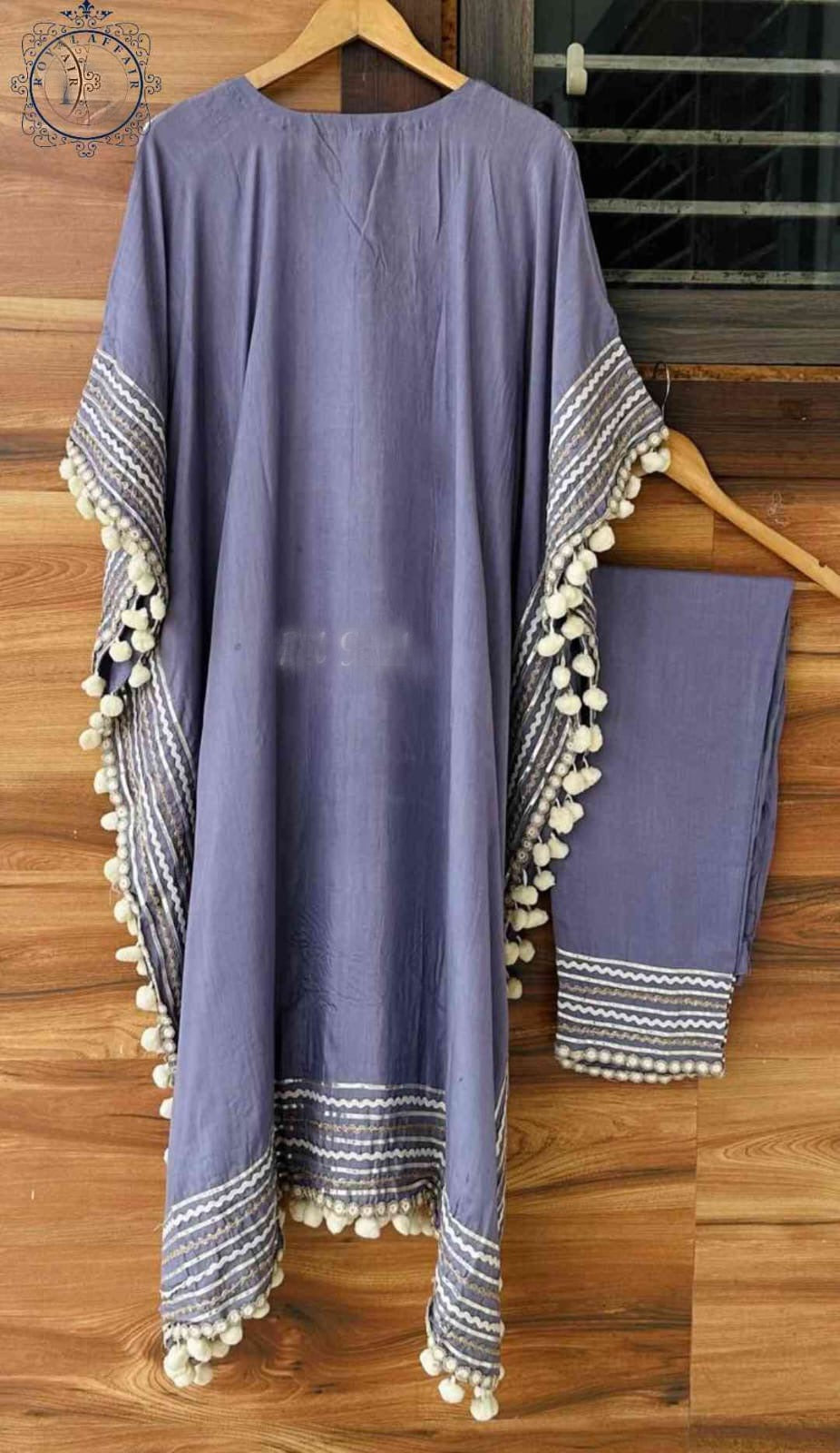 Embroidered Kaftan set partywear kaftan set SaffronFashion