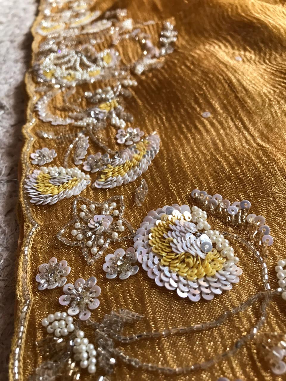 Tissue Organza Saree Banarsi luxury saree Partywear sari - Saffronfashionindia