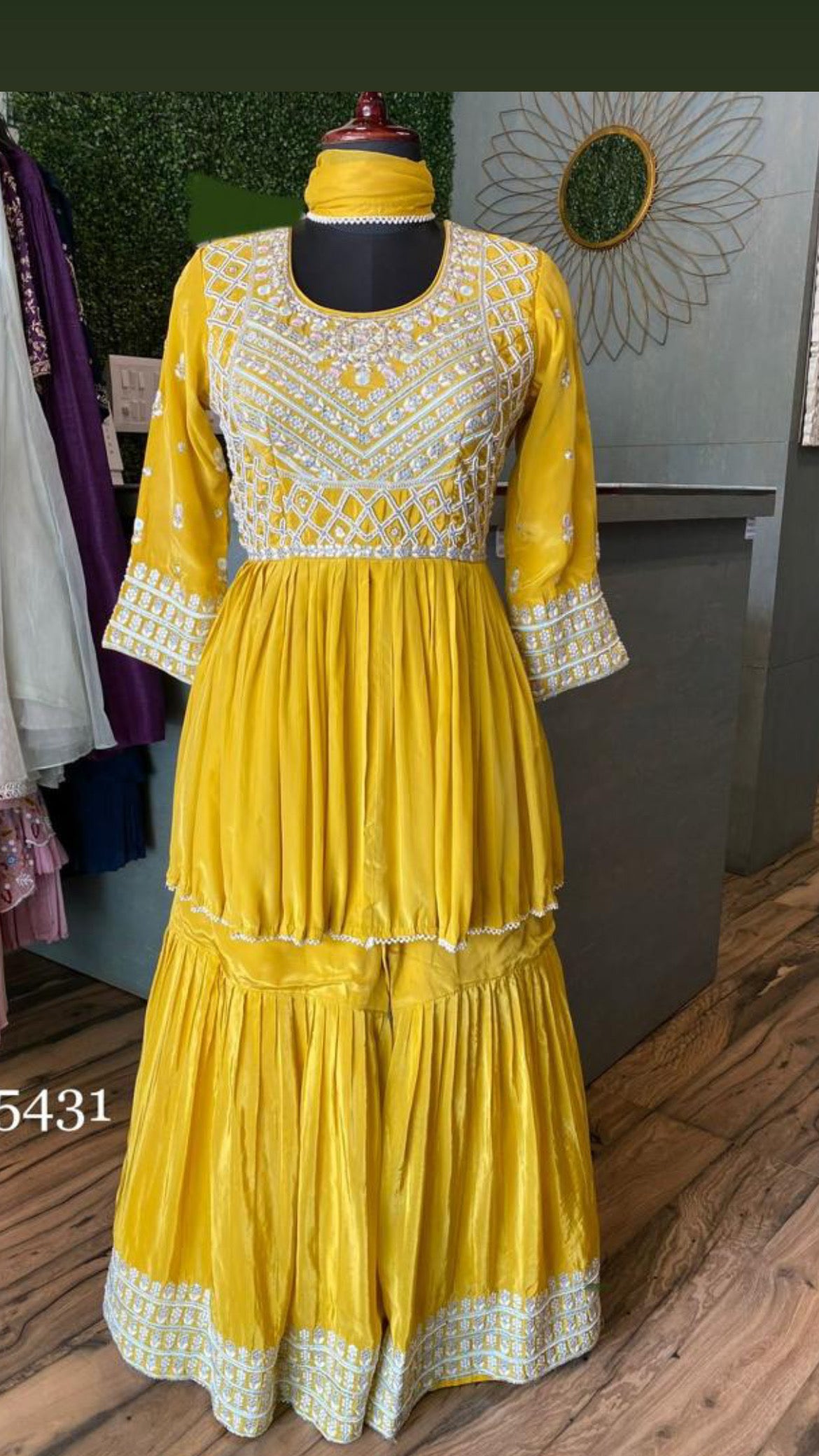 Preety Yellow Girlish Cocktail Partywear Dress - Saffronfashionindia