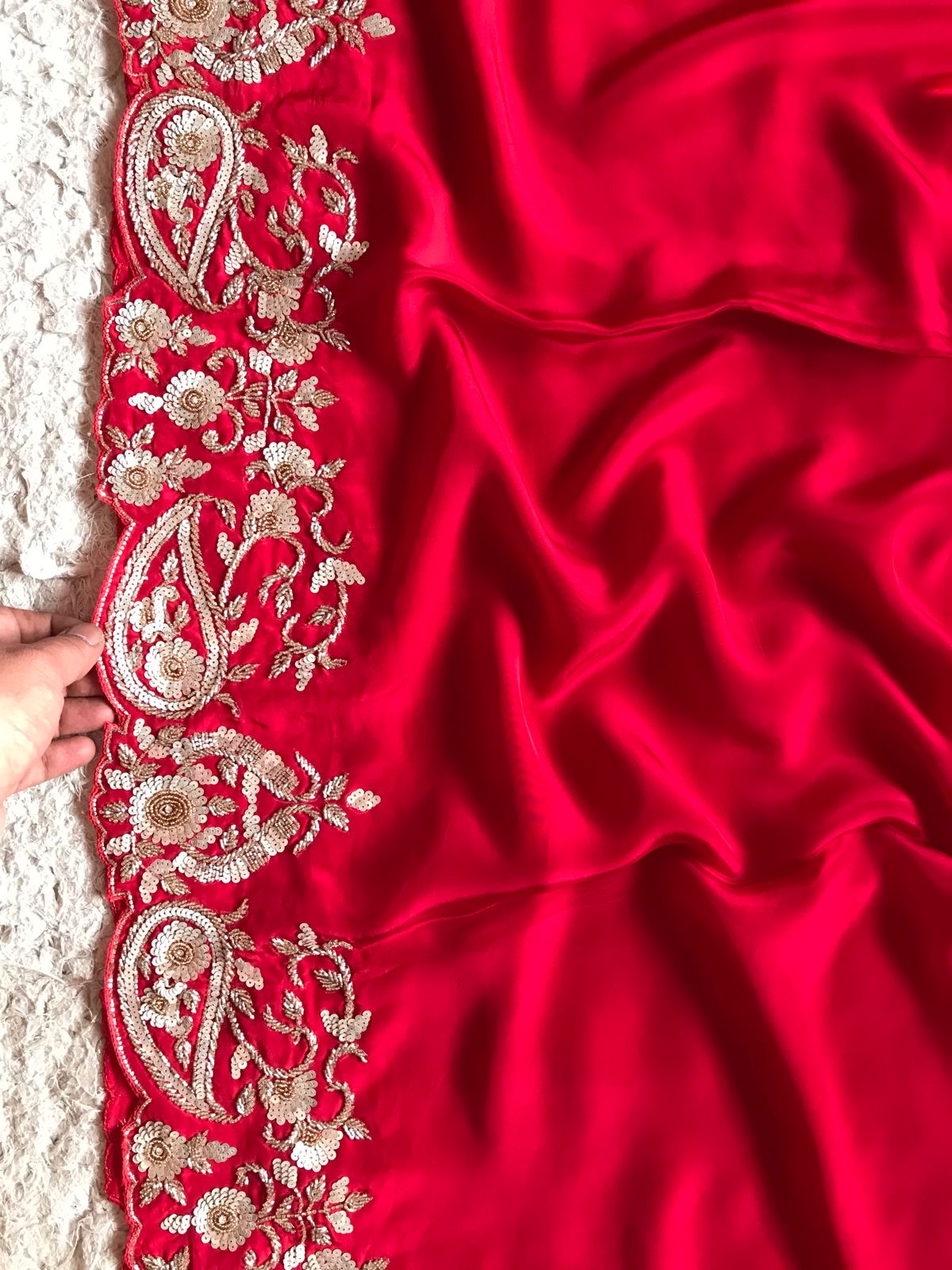 Ravani Bridal saree Indian sari - Saffronfashionindia