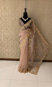 Inayat organza saree Partywear sarees beautiful sari