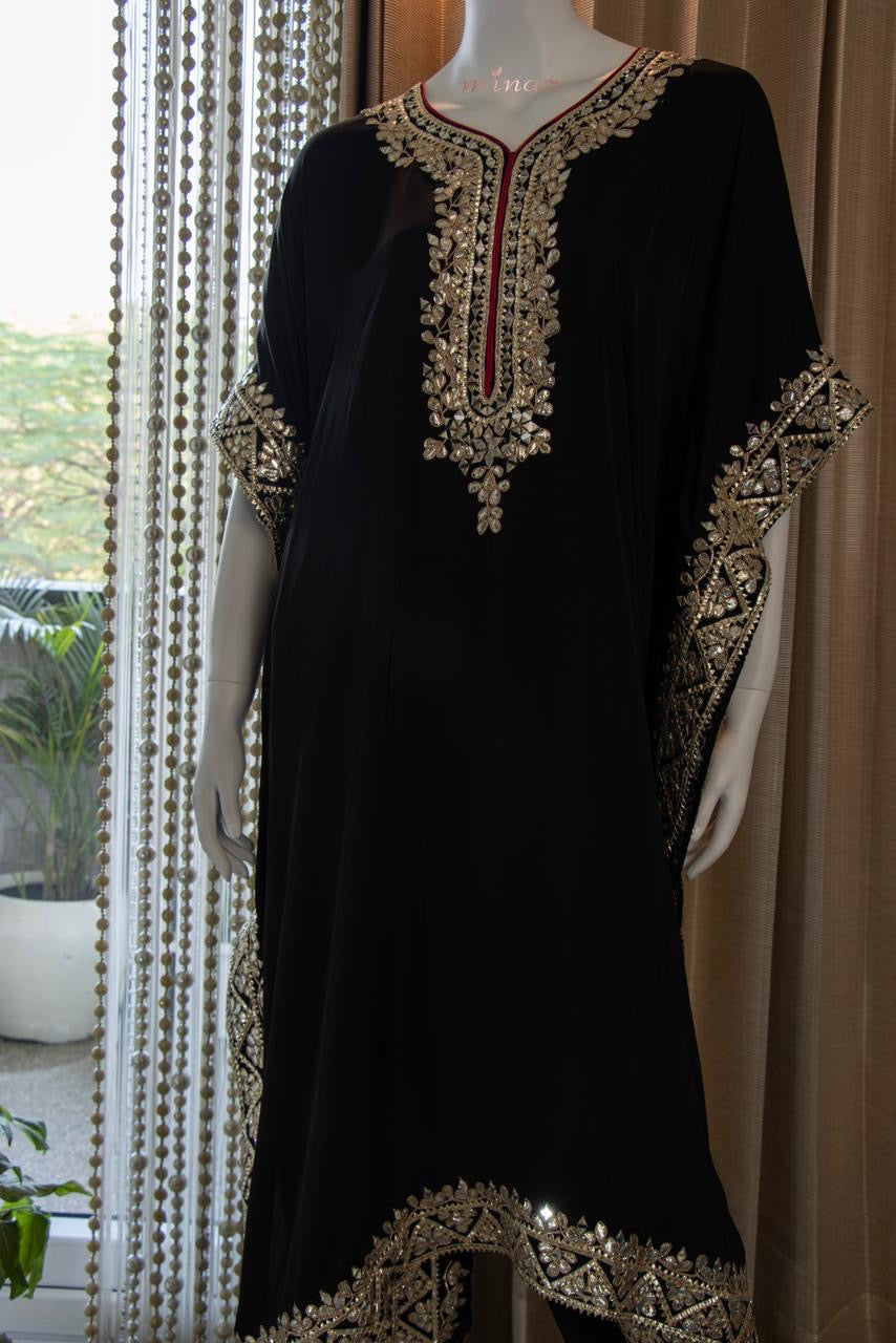 Nihshad kaftan dress stylish kaftan set - Saffronfashionindia