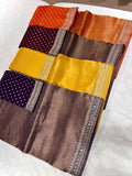 Striped tissue saree Partywear sarees