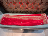 Red organza saree Indian saree bridal saree