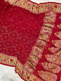 Bandhej dupatta Handlooms dupatta