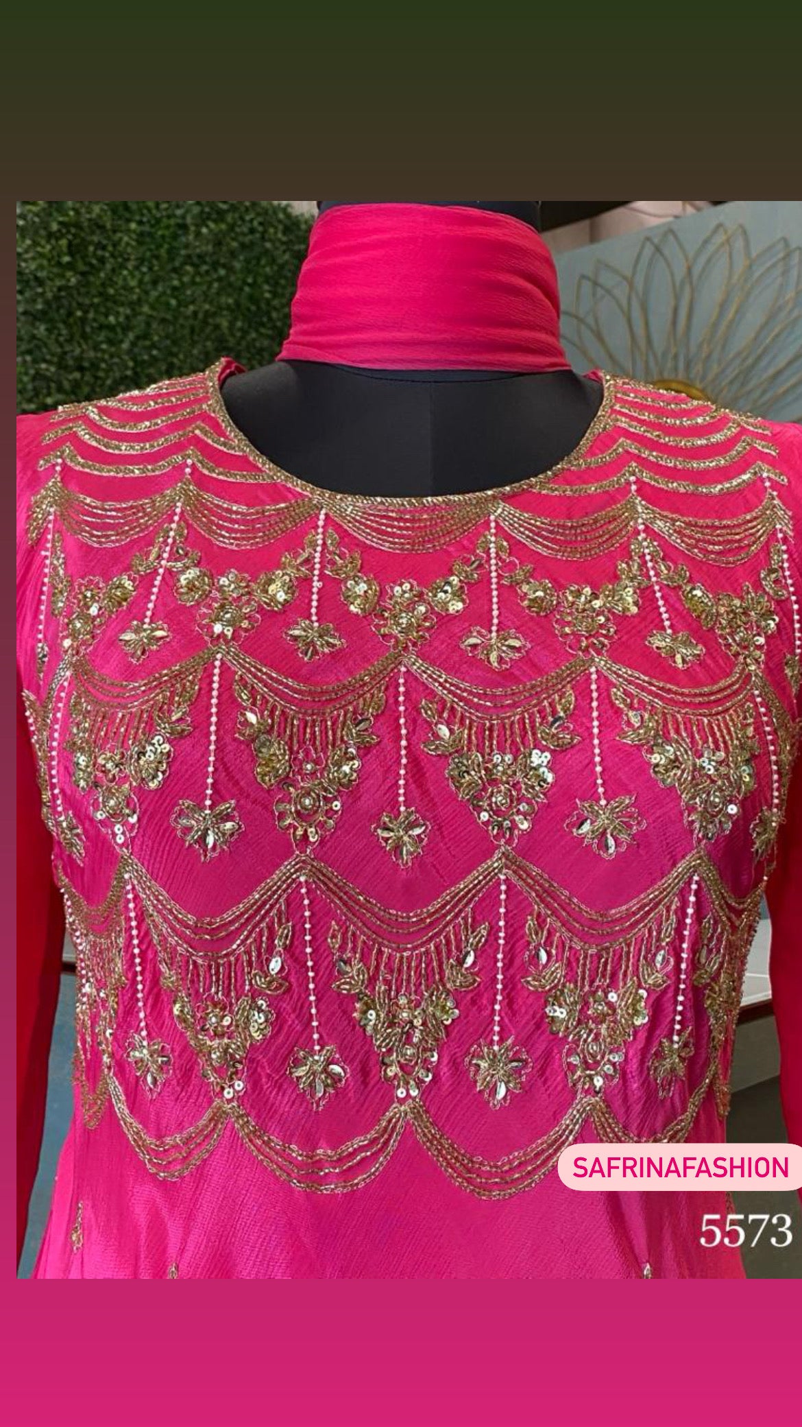 Pink Leela kurta gharana dress - Saffronfashionindia