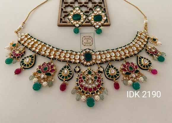 Kaveri Kundan necklace set bridal jewellery