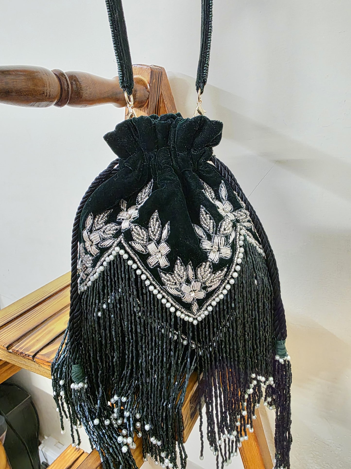 Saffron fashion potli embroidered potli handmade potlis SaffronFashion