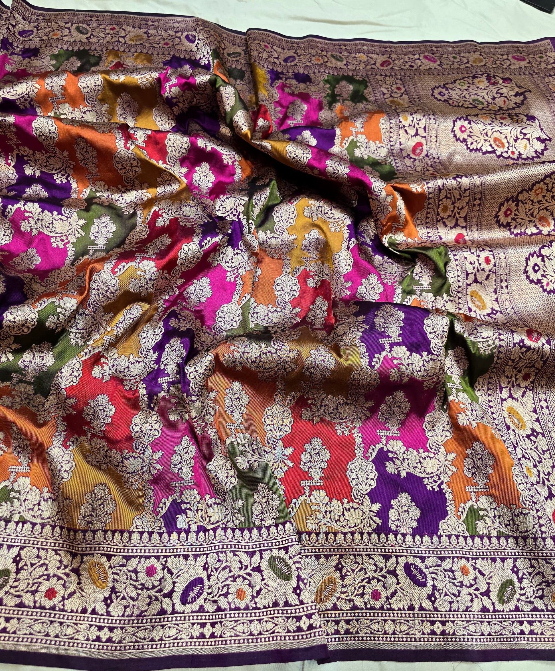 Laboni Banarsi saree katan silk saree rangkat sarees - Saffronfashionindia