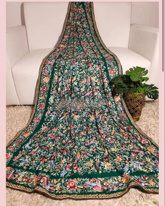 Kavisha Parsi Gara Saree Indian Heritage Saree SaffronFashion