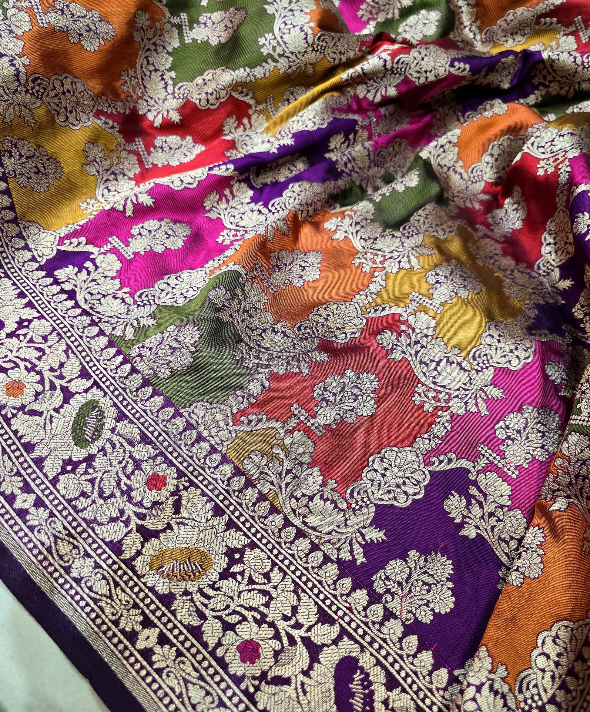 Laboni Banarsi saree katan silk saree rangkat sarees - Saffronfashionindia