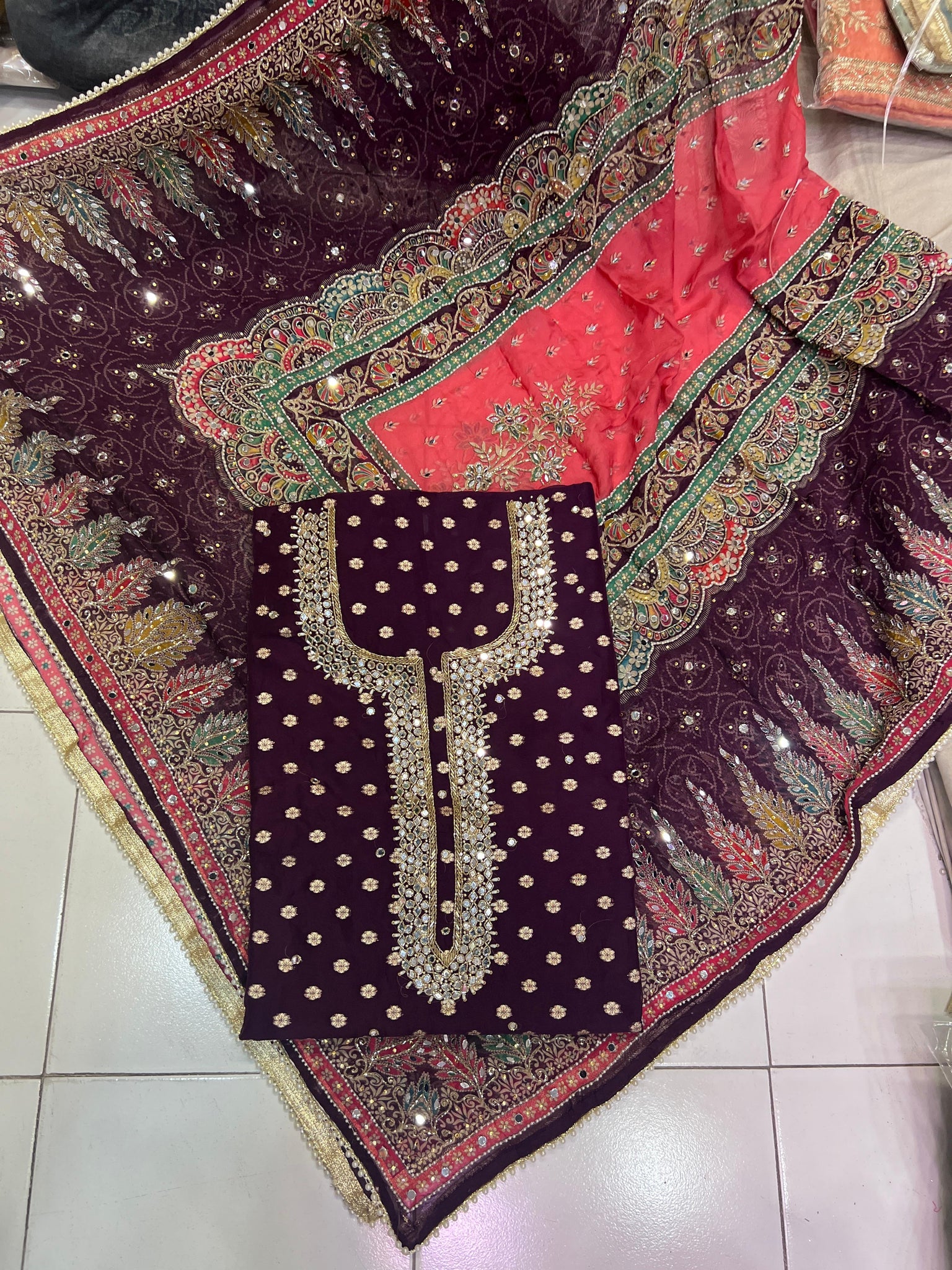 Simmer Organza Suit Punjabi Salwar suit – Saffronfashionindia