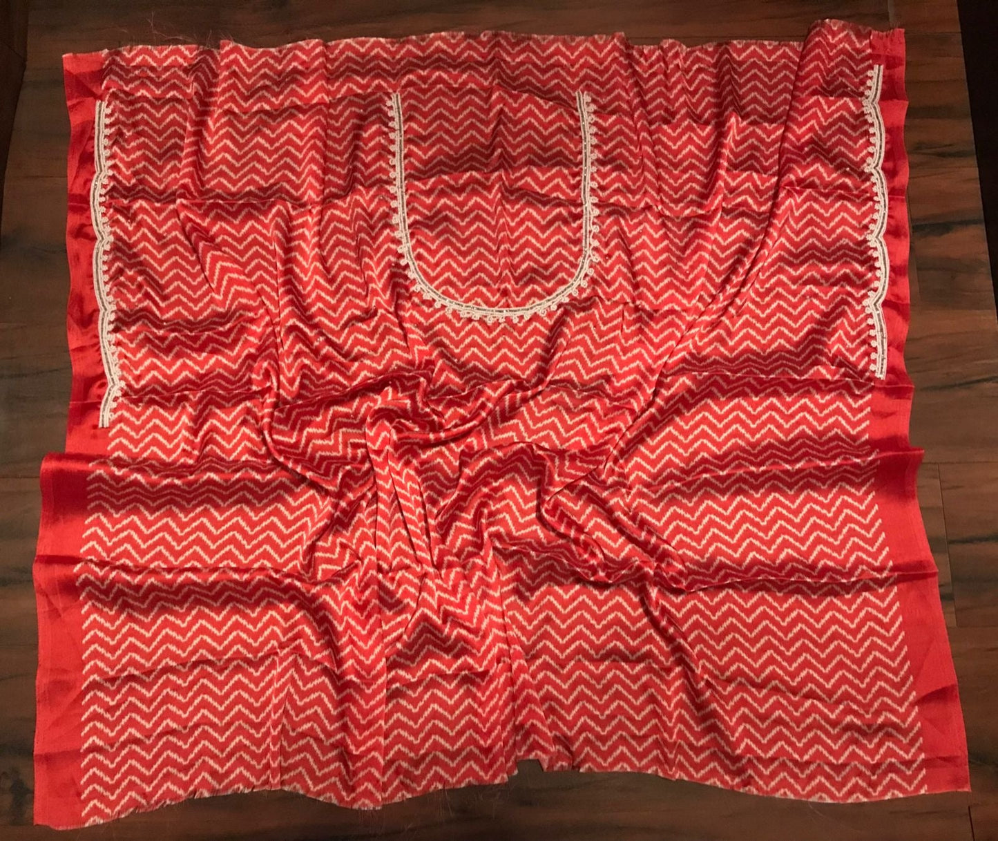 Digital printed satin saree lovely saree blouse Saffronfashionindia