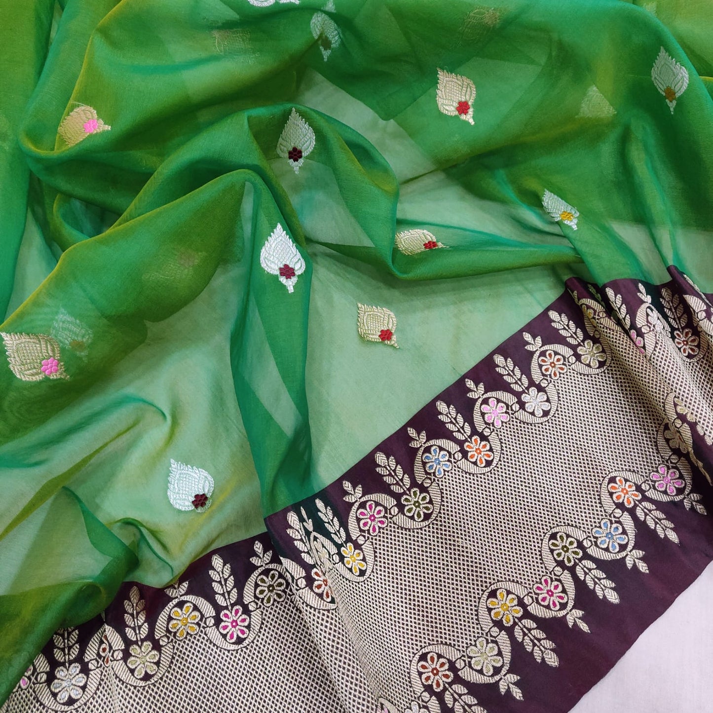 Lamba rani handwoven handwoven exclusive saree - Saffronfashionindia