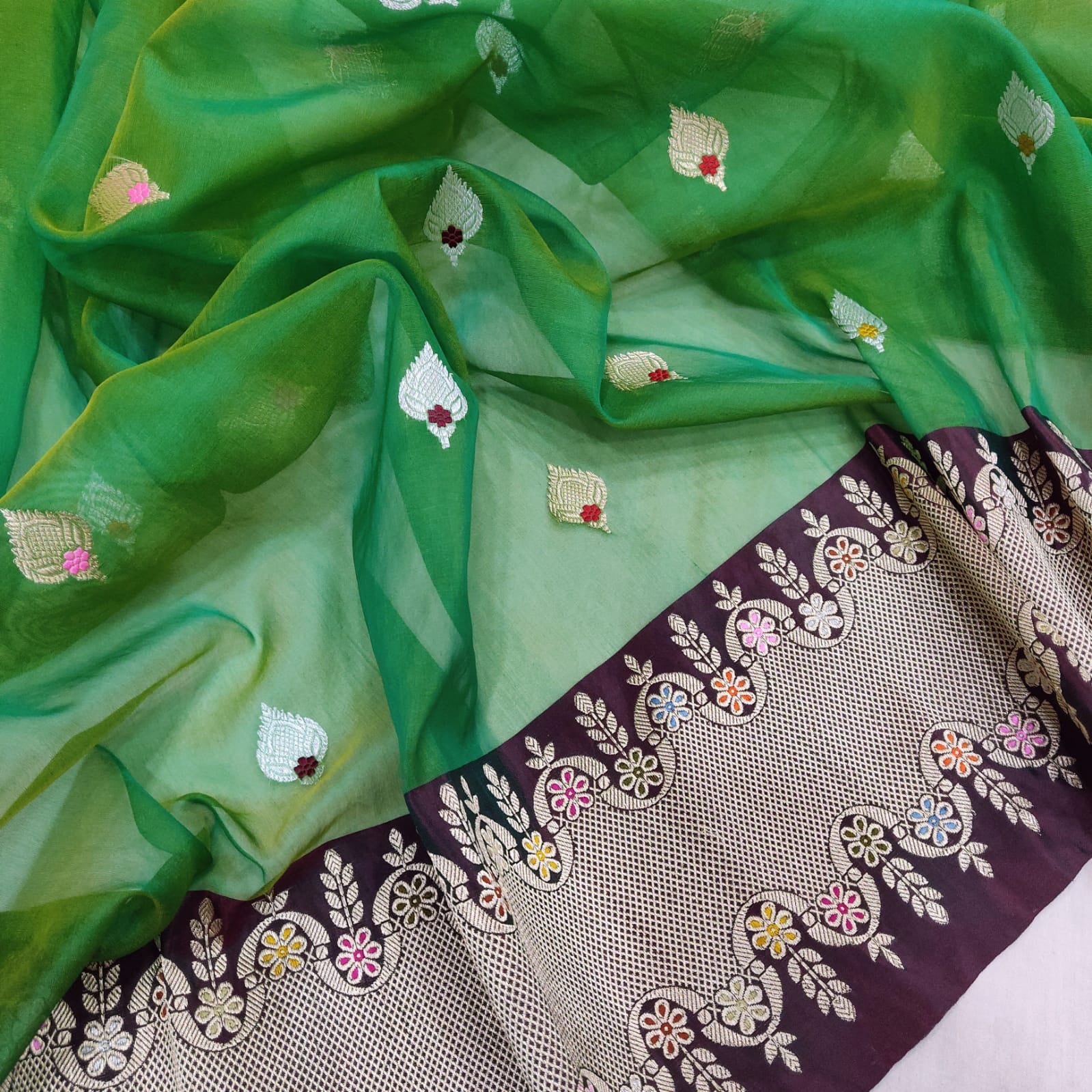 Lamba rani handwoven handwoven exclusive saree - Saffronfashionindia