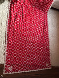 Silky soft pure organza Embroidered Saree