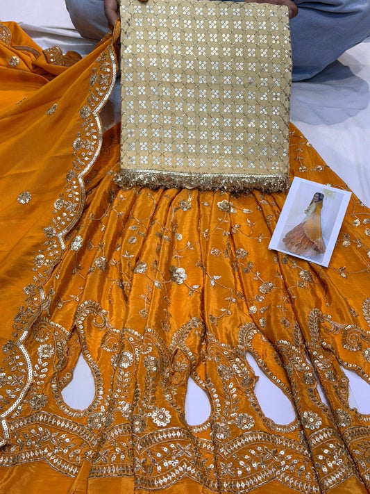 Crepe Salwar kameez punjabi salwR suit Indian Salwar kameez Saffronfashionindia