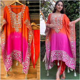 Kaftan Set Gottapatti kaftan party wear dresses