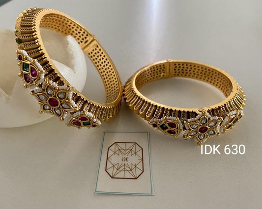 Sarojini kundan bangle - Saffronfashionindia