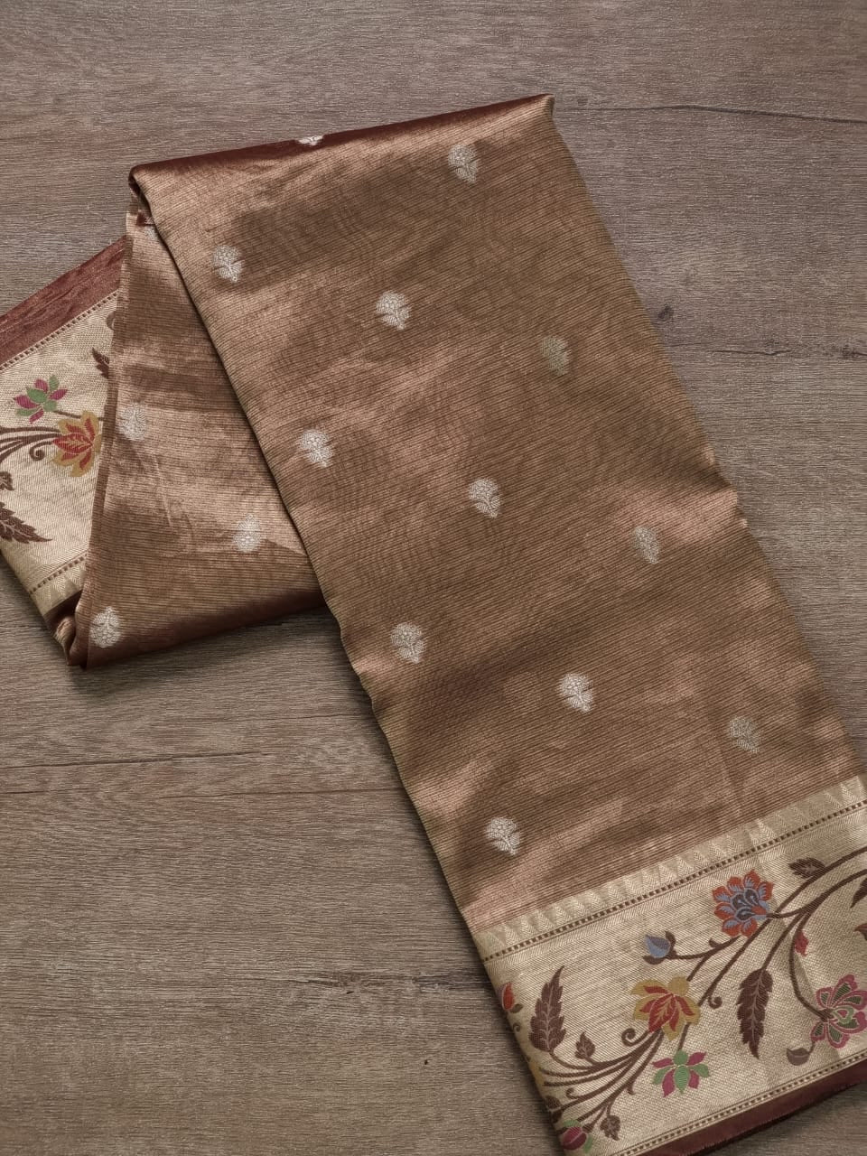 Bulandi double tissue organza sarees - Saffronfashionindia