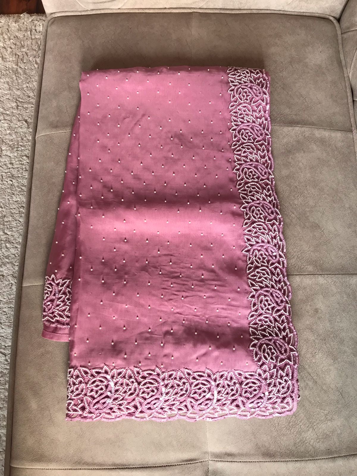 Luxury pink premium Organza Silk Sarees - Saffronfashionindia