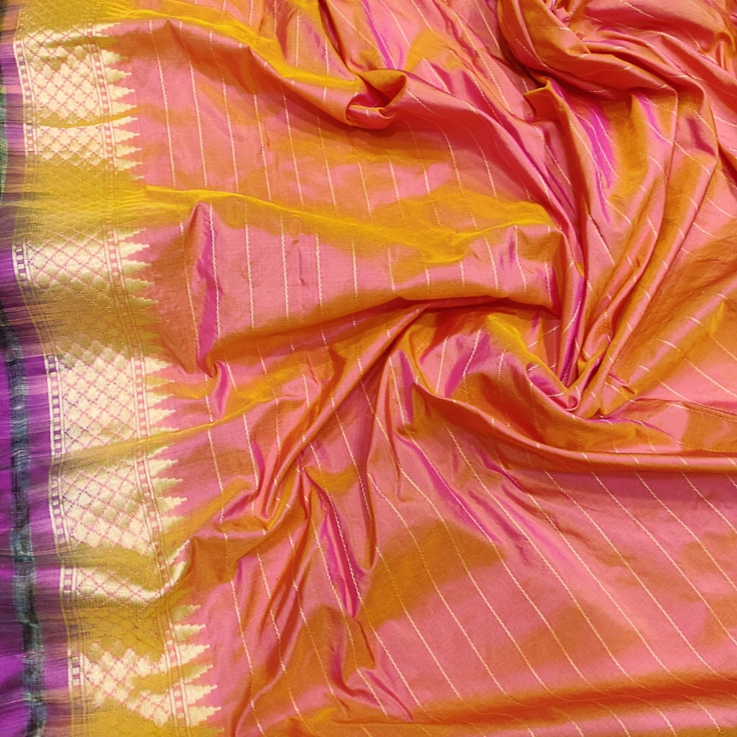Avani Katan handwoven silk sarees - Saffronfashionindia