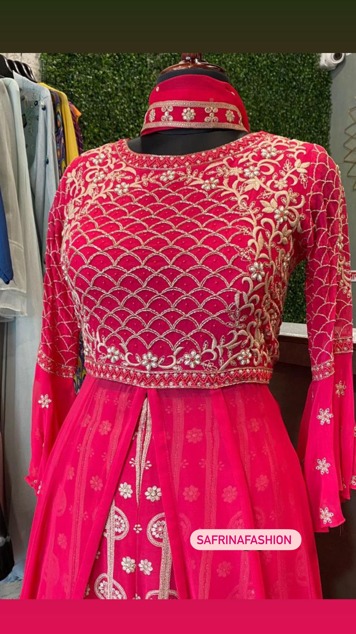 Red Riding Hood Inspired Dress Indowestern Dress - Saffronfashionindia