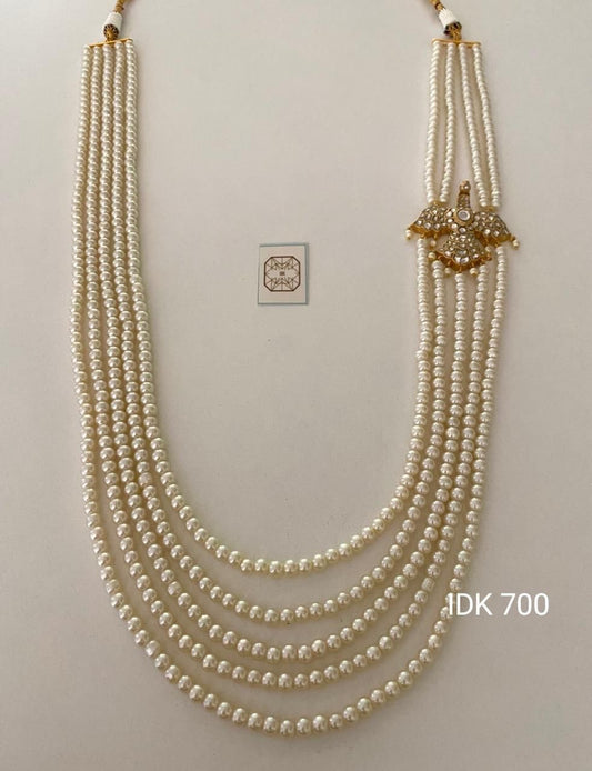 Pearl Neckpiece long necklace women jewellery SaffronFashion