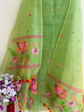 Floral inspired Jamdani salwar suit