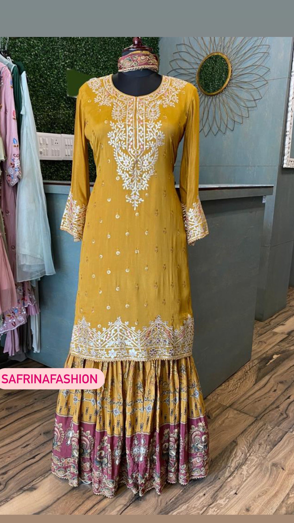 Fatima begum gharara dress - Saffronfashionindia