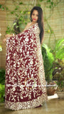 Rimisha Royal embroidered Parsi gara inspired sarees