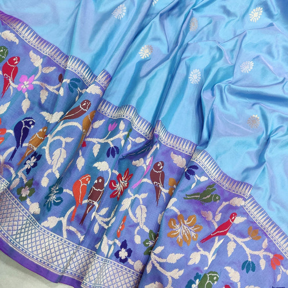 Firangi katan handwoven zari sarees
