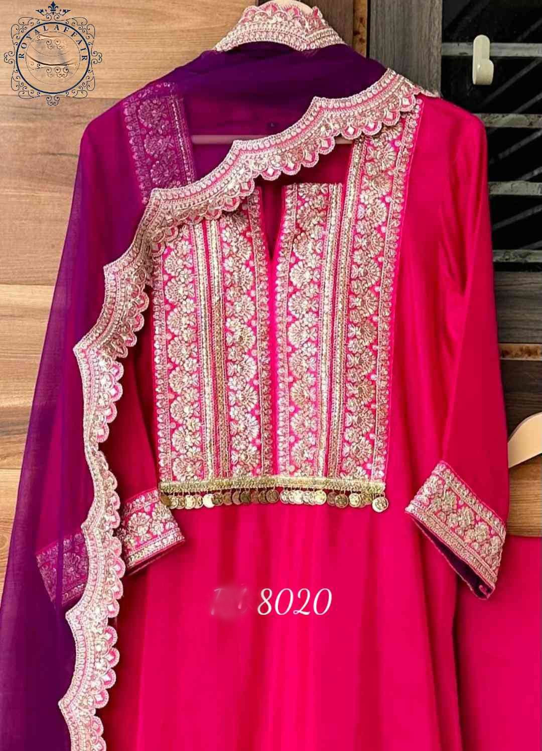 Lavisha silk suit Indian salwar - Saffronfashionindia