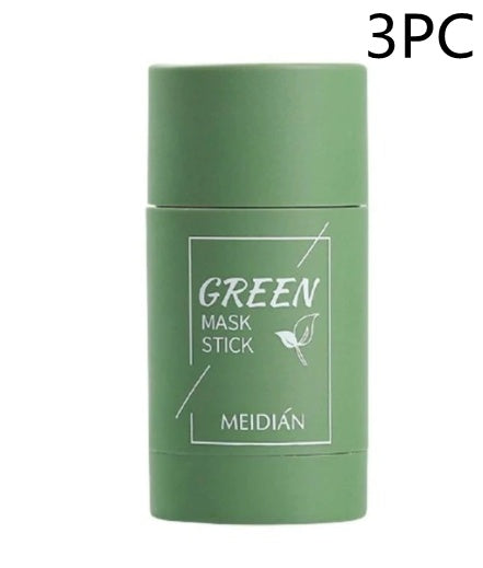 Cleansing Green Tea Mask Clay Stick Oil Control Anti-Acne Whitening Seaweed Mask Skin Care Saffronfashionindia