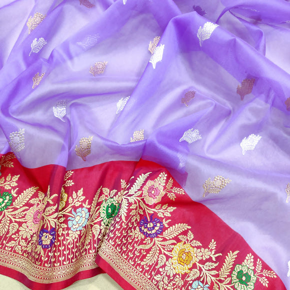 Naveena kora handwoven silk sarees