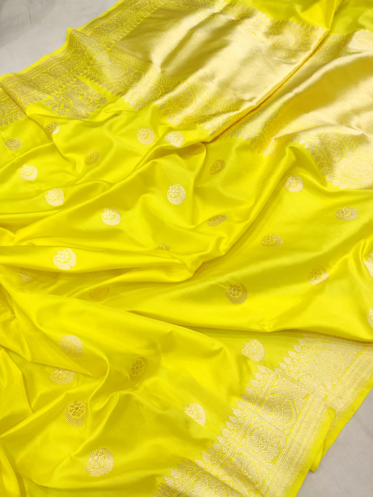Kangana inspired handwoven Katan silk saree - Saffronfashionindia