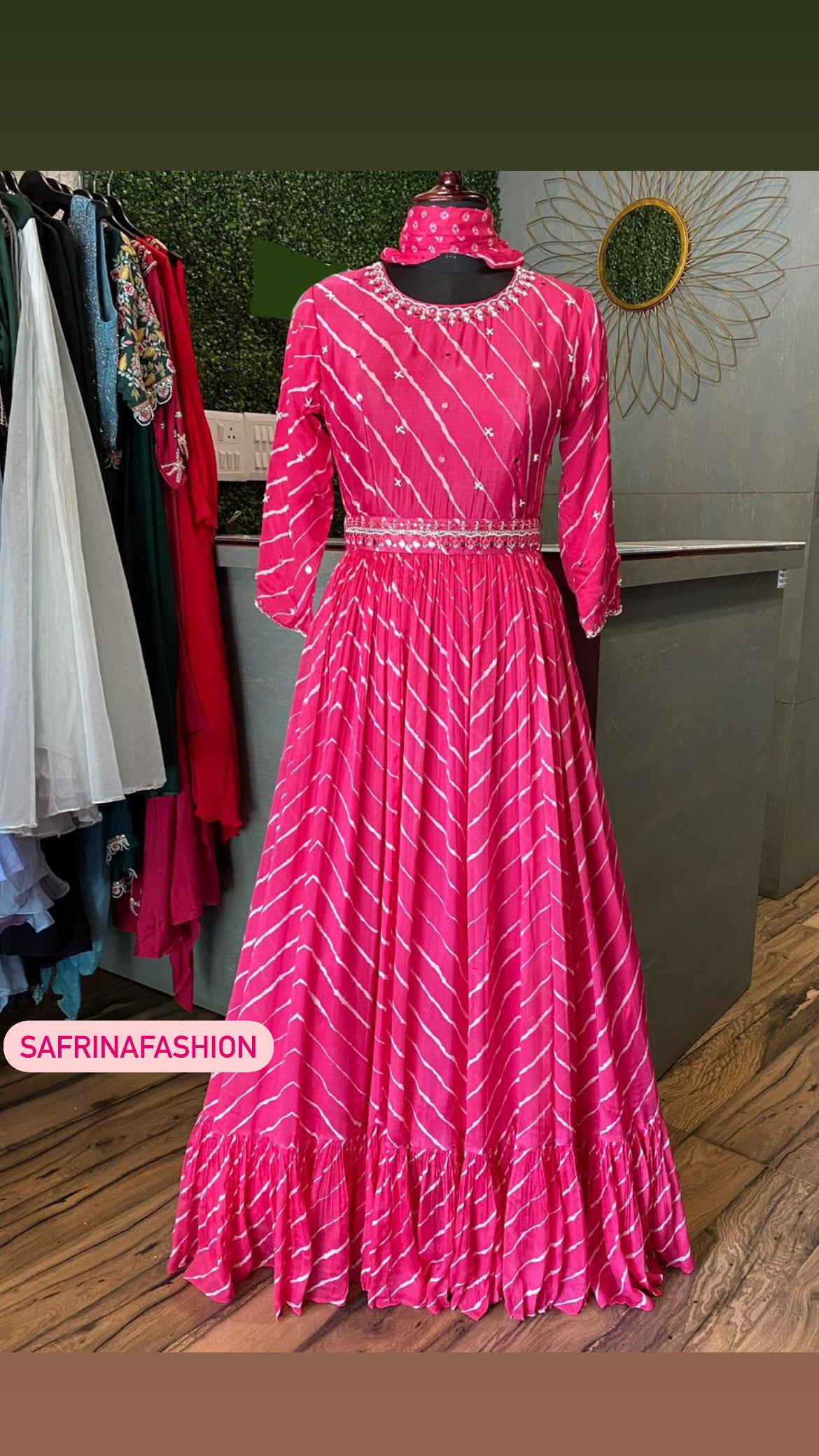 Jinnah pink indowestern dress - Saffronfashionindia