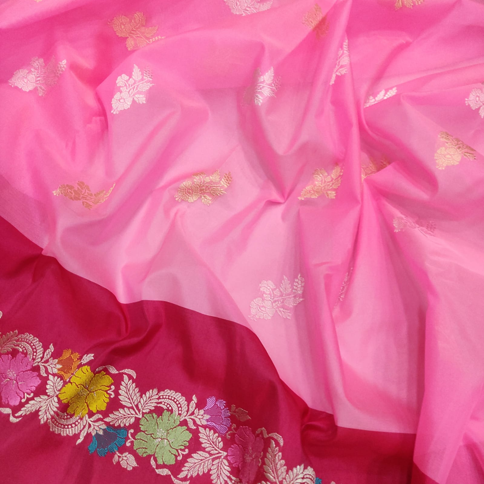 Pinkvilla inspired handwoven saree - Saffronfashionindia