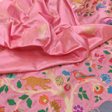 Azma handwoven Katan silk saree