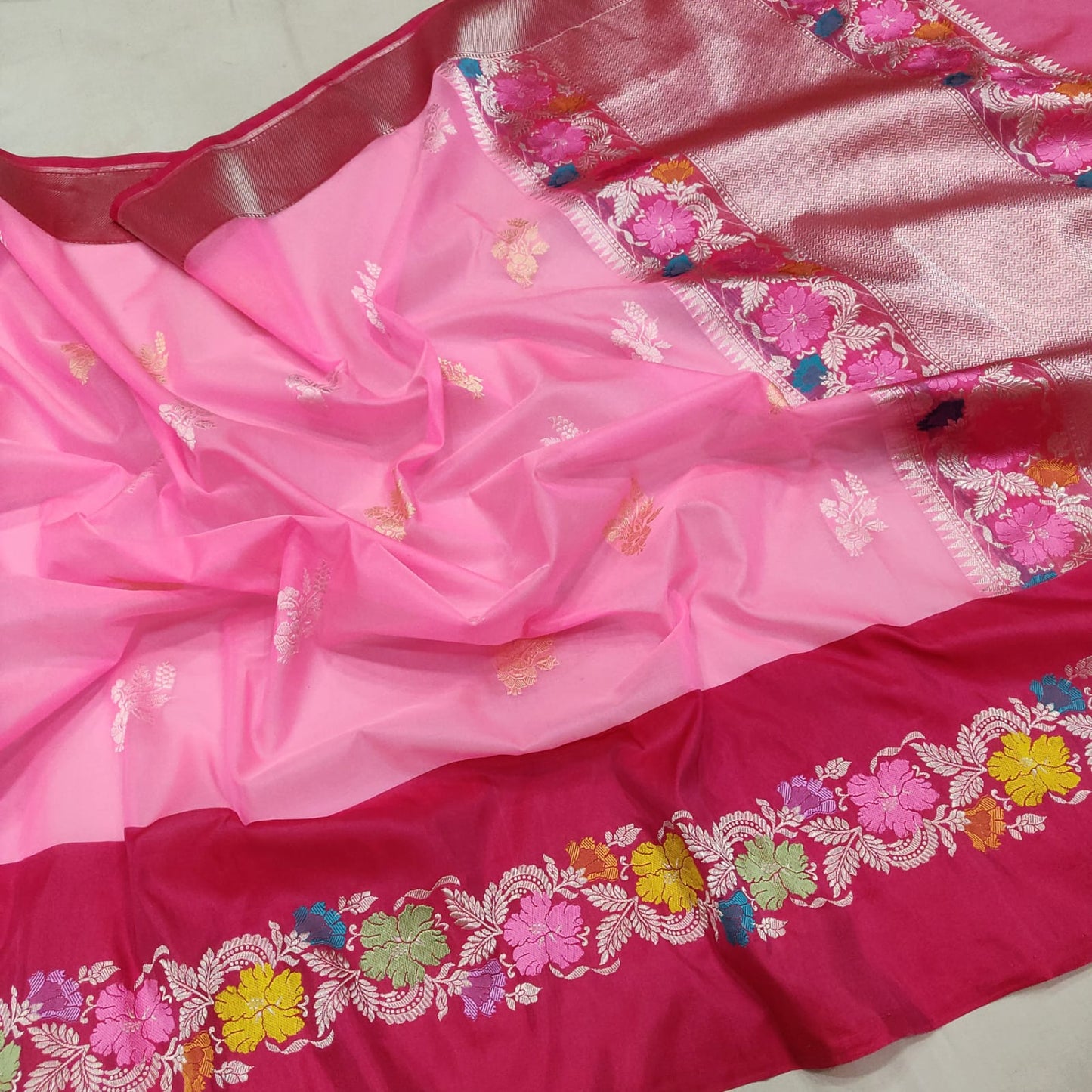 Pinkvilla inspired handwoven saree - Saffronfashionindia