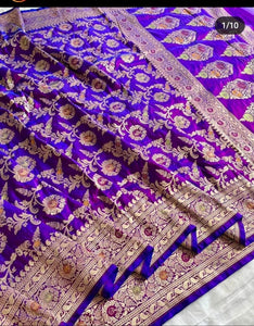 Janaadi Banarsi exclusive Katan silk saree