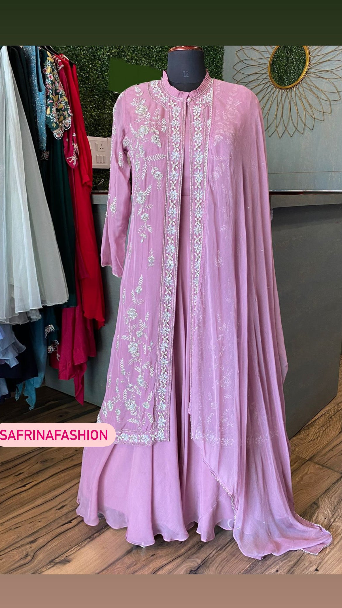 Blossom long kurta dress - Saffronfashionindia