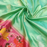Yasim handwoven Katan silk saree