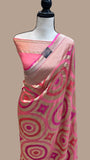 Jinna khaddi gorgette Indian partywear sarees