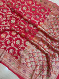 Jeneva handloom khaddi gorgette sari