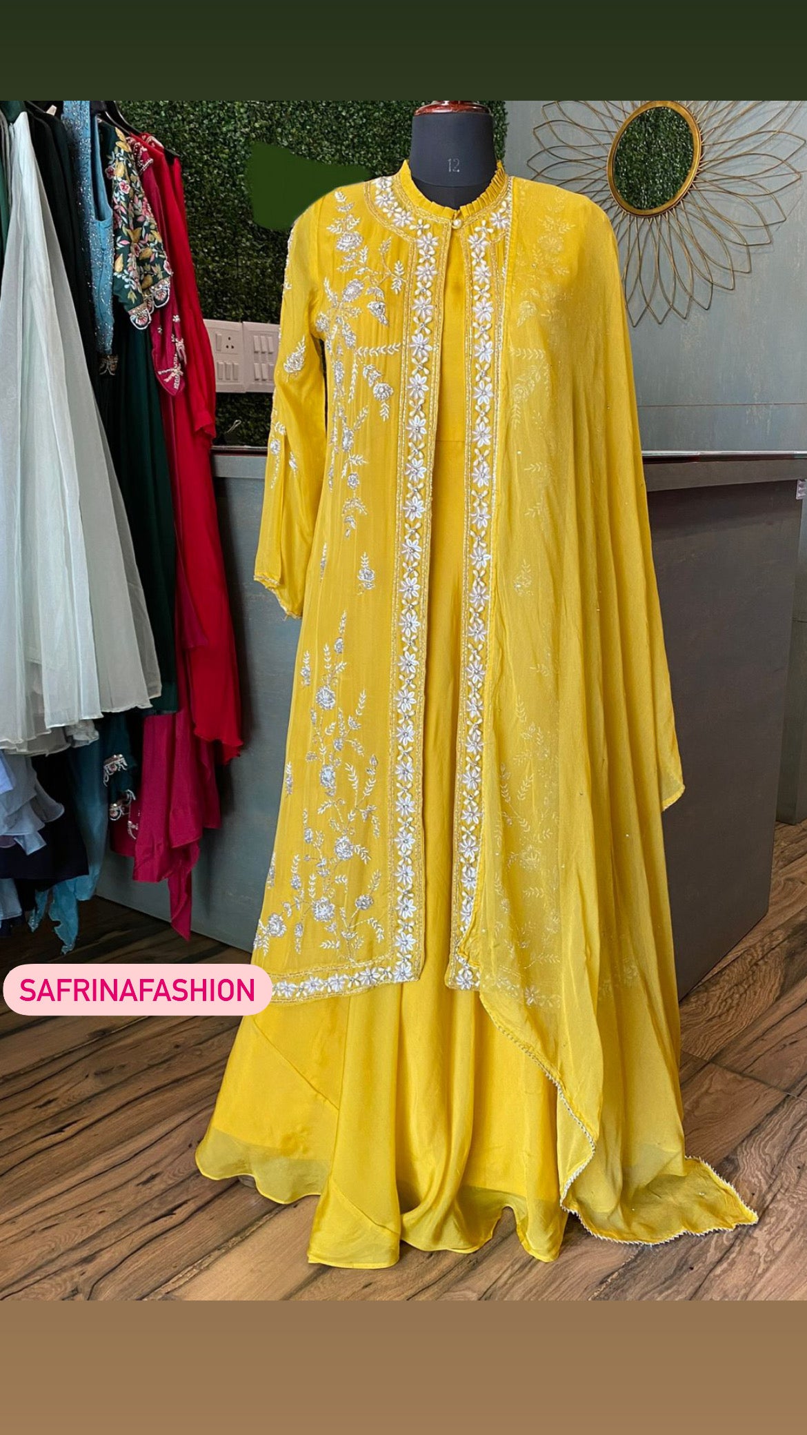 Janvir long kurta dress - Saffronfashionindia