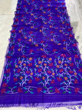 Wishi tantuj muslin jamdani saree