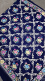 Royal floral Parsi gara saree