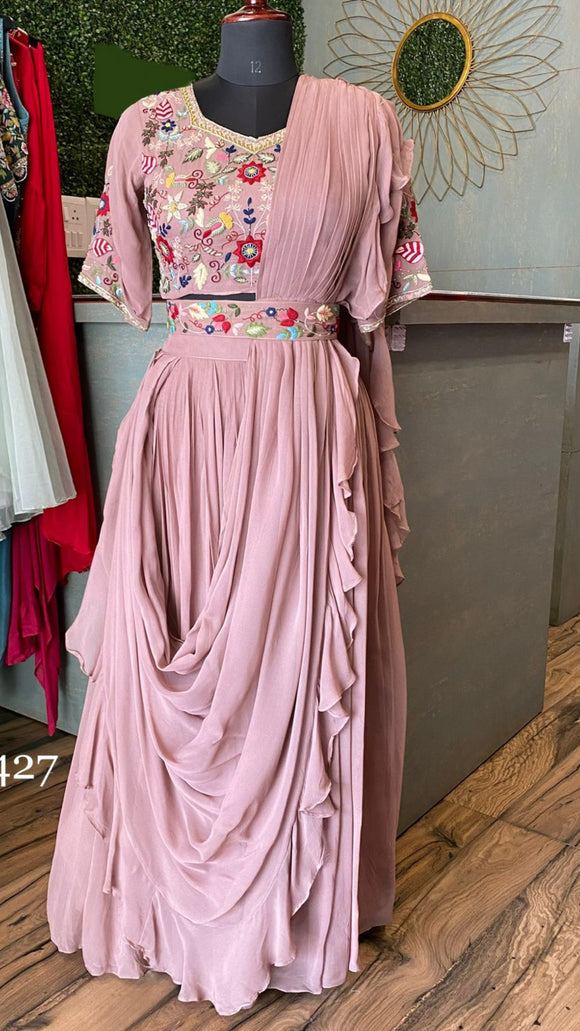 FS Closet by Farha Syed Multi-Colour Indowestern Dress (Set of 4) – Nykaa  Fashion